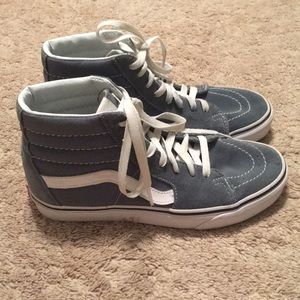 Sk8-Hi suede blue vans